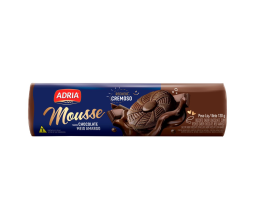 Biscoito mousse sabor chocolate meio amargo...