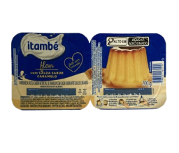 Flan com Calda de Caramelo...