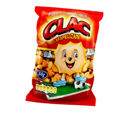 Pipoca Doce de Milho Caramelizada Clac 50g