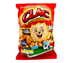 Pipoca Doce de Milho Caramelizada Clac 100g