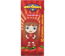 Suco de Morango Os Aventureiros 200ml