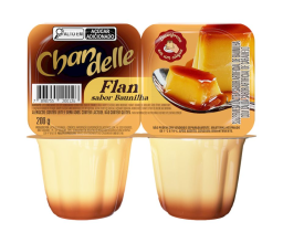 Flan com Calda Sabor Baunilha Chandelle 200g