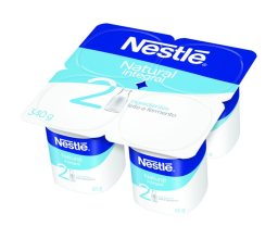 Iogurte Natural Integral Bandeja Nestle 340g