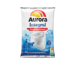 Leite em Pó Integral Instantâneo Aurora 400g