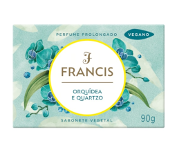 Sabonete Vegano Orquídea e Quartzo Francis 90g