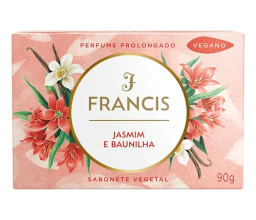 Sabonete Vegano Jasmim e Baunilha Francis 90g