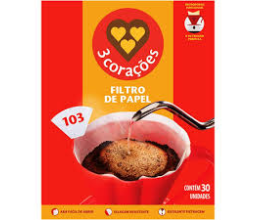 Filtro de Papel 103 3 Corações Cada