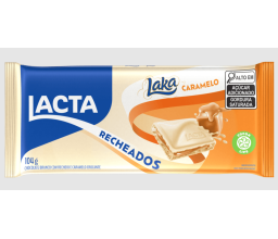 Chocolate Branco Recheado Caramelo Lacta 104g