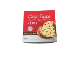 Panettone Chocolate Zero Açúcar Casa Suíça 400g