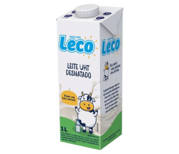 Leite Desnatado Leco 1L