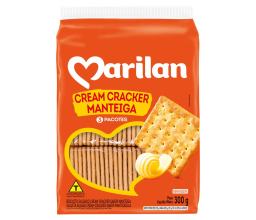 Biscoito Salgado Cream Cracker Sabor Manteiga...