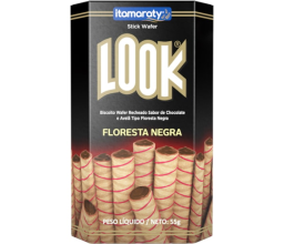 Biscoito Wafer Recheado Floresta Negra Look 55g