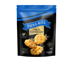 Chips de Parmesão Faixa Azul 35g
