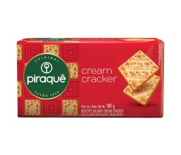 Biscoito Cream Cracker Piraque 184g