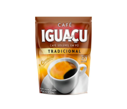 Café Solúvel Em Pó Tradicional Iguaçu Sachê 40g