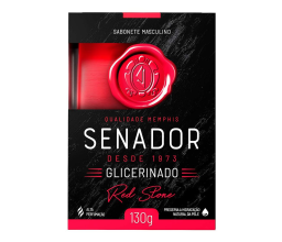 Sabonete Masculino Red Stone Senador 130g
