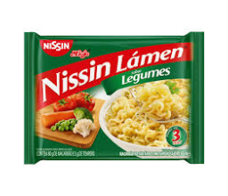 Macarrão Instantâneo Lámen Sabor Legumes Nissin...